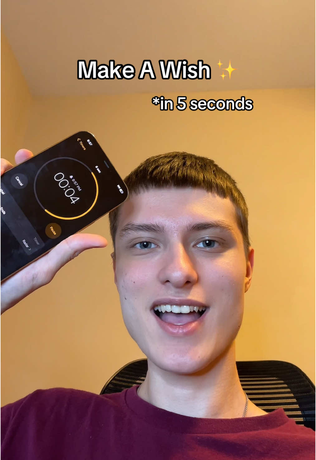 Your wish shall be fulfilled! #makeawish #timer 