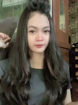 untung dlu gjdii pengen smothing trnyta rambut asli lebih bagus xixi
