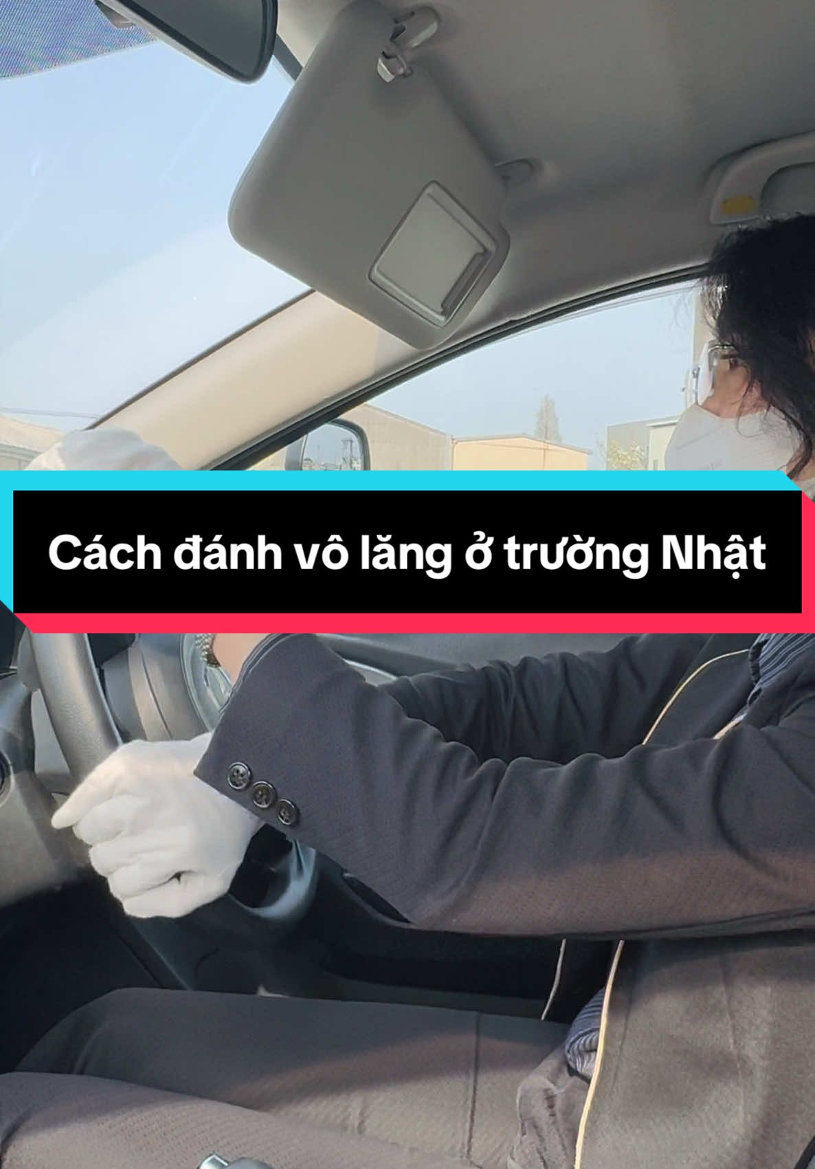 Nỗi khó khăn khi điều khiển xe là cách đánh vô lăng sai . #chịgaihoclaibuoi2