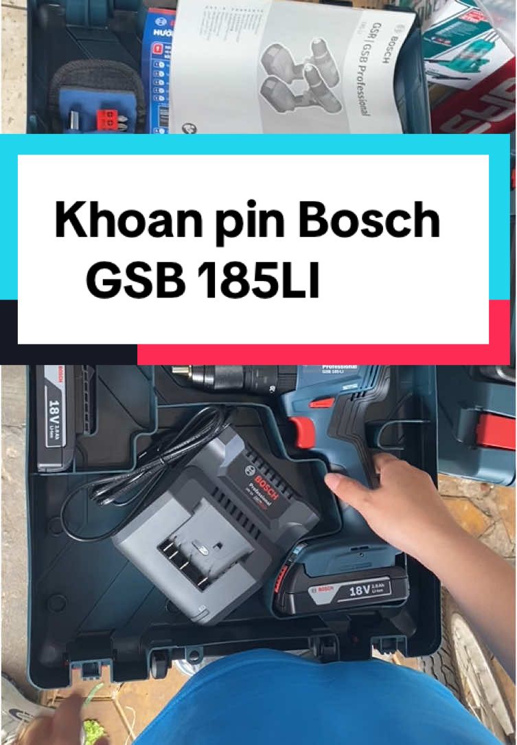 GSB 185LI Bosch chính hãng nha ae #lamquoctrung #bosch #khoanpin #khoanpinbosch #gsb185 #gsb185li 