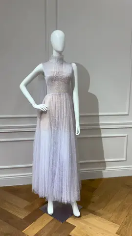New arrival - Violet Smocked Lace Maxi Dress  Shop now  Telegram @parisaofficialkh  📍1st floor TK Central  📞 012568681