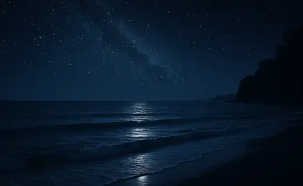 Starry Ocean Serenity 🌊✨ #NightOcean #relaxingnature  #starrynight  #shorts  #NightVibe #relaxation  #campfire  #forestsounds  #peacefulsleep  #asmr  #natureambience 