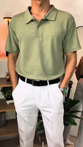 #wafflepoloshirt #wafflepolo #poloformen #poloshirt #titooutfit 