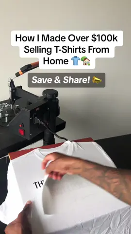 How I Made Over 100k Selling T-Shirts From Home 🏡  Start your own clothing brand or t-shirt business from home with the same tools, resources & marketing strategies that made me over $100k in sales with my brand.  😳 Link in bio.  Share this with a friend who wants to start their own brand. 🗣️ #tshirtbiz #tshirtbusiness #tshirtblanks #clothingbrand #clothingbrandtips #howtostartaclothingbrand