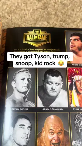 The WWE hall of fame program of 2023 #WWE #wwehof #wwehalloffame #halloffame #snoopdogg #miketyson #tripleh 