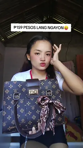 grabe naman bagsak presyo yan seller, To 599 ano na 159 pesos na lang yarn hehe , thank you mwahh😚✅#belinda #belindabags #womensbag #affordablebag #bags #tiktokmademebuyit #fyp 