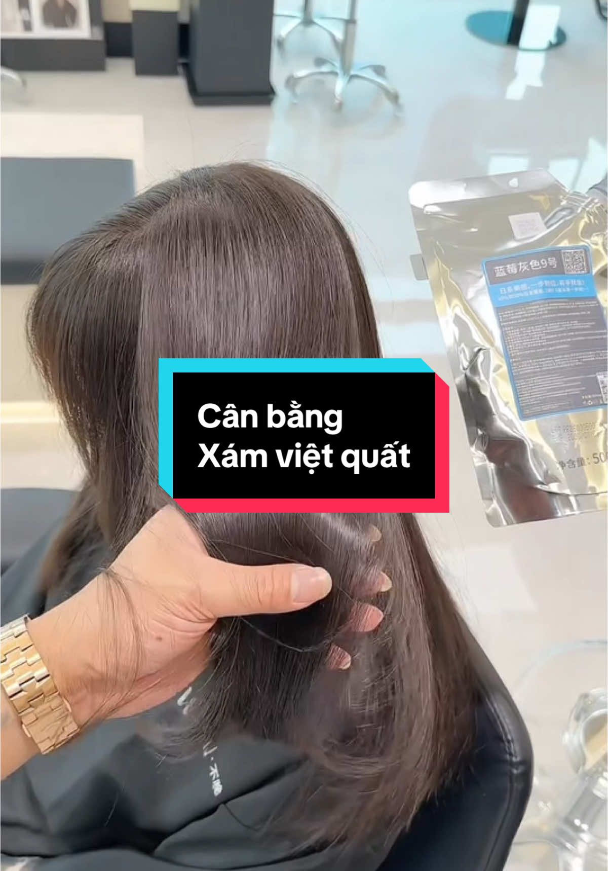 Màu cân bằng quá ok..ace salon trải nghiệm nhé ạ #xuhuong #xuhuongtiktokk #salon #LearnOnTikTok #hanna #nhuomtoc #yangan #amino #nhuomcanbang 
