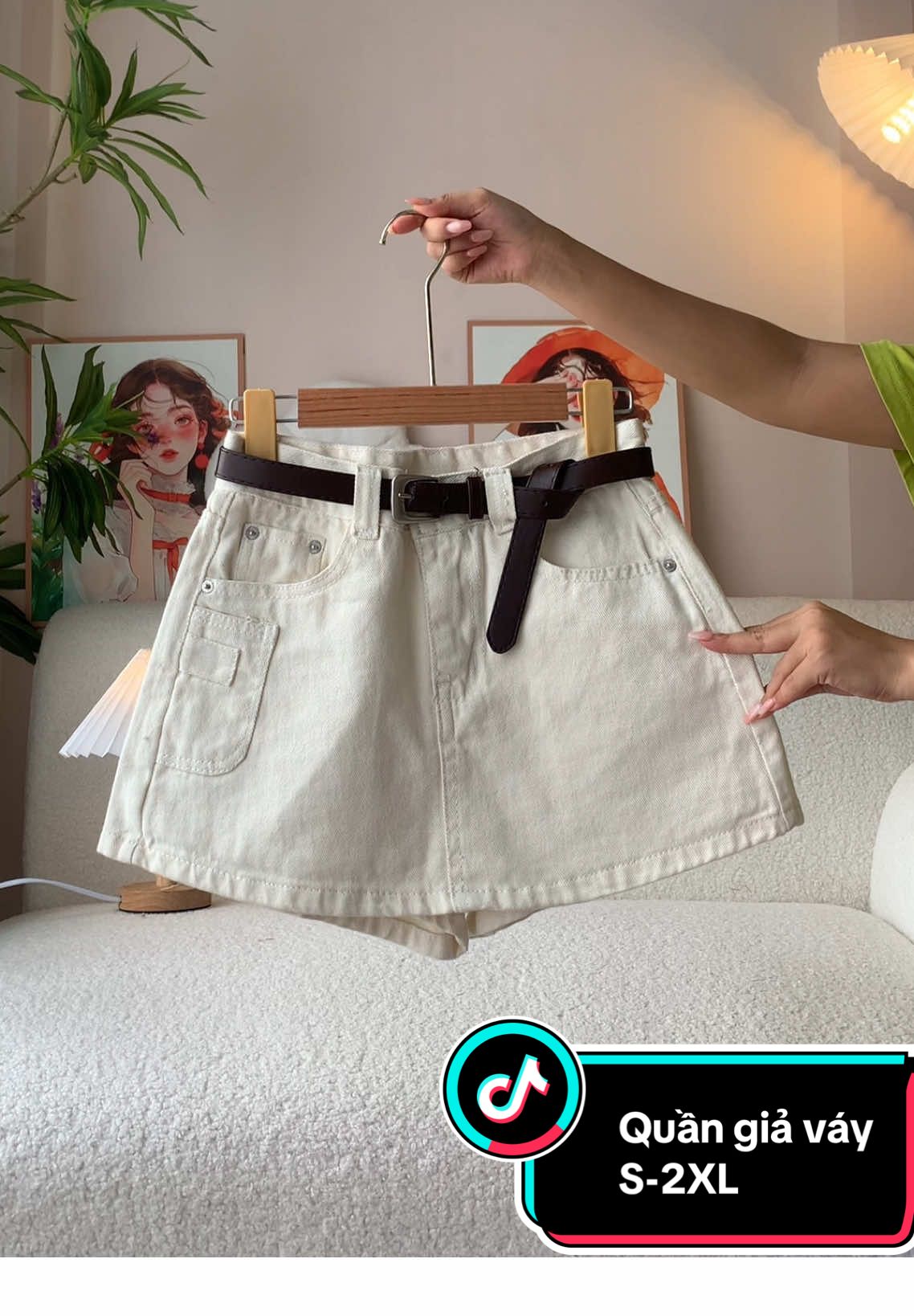 Quần  sooc váy xinhh quá trừi, form siuu đẹp, 40-65kg có size ạ#ypfッ #xuhuongtiktok #tiktokviral #quansoocnu #quansoocbigsize #quangiavay #chanvayjeans #quansooc #chanvayjeans 
