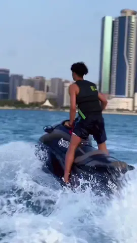 Cristiano Júnior riding a jet ski in Abu Dhabi yesterday #cristianoronaldojr #cristianojr #cristianoronaldo #ronaldo #cr7 #crisjr #fyp #xbcyza @Junior @amro 