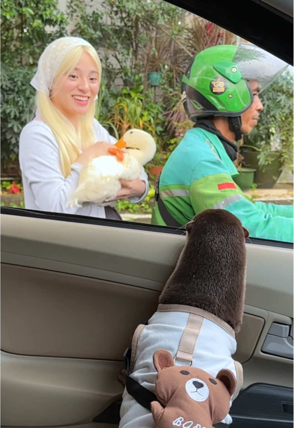 ketemu bebek🤣🦆 @feliciwa #otter #berangberang #beranda 