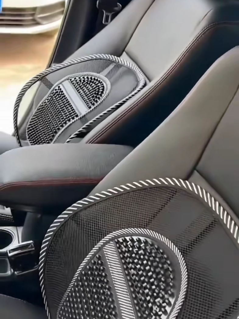CAR BACKREST CUSHION Lumbar Lower Back support #backsupport #carbackrest #trending #quality #videoviral #highlight #trendingvideo
