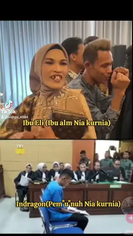 ibu Eli sekarang sudah hidup lbih dari cukup pa lagi saat ini juga sudh menikah lagi .alhmdulillah .semua itu tdk di pungkiri karna virlnya kasus  Pembu**han anak ibu Eli .dan indra sebagai trsangka .sekarang tinggal mnengok indragon yg sedamg mngadapi persidangn kasus Pmbu** han..apakh Indragon harus di hukum seberat berat nya taukah sbaliknya . Netizen mohon bantu jawab #KasusNia #BkulGorengn #viral