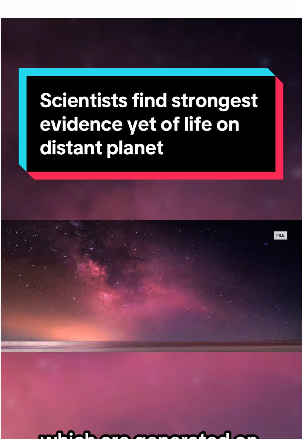 Scientists have found the strongest evidence yet of life on a distant planet. They've detected unique chemical patterns similar to those produced by Earth's algae and seaweed — raising the possibility of the presence of a warm ocean, perhaps teeming with life, on a planet 7 trillion miles away. The signs were found on K2-18b, an exoplanet orbiting a red dwarf star twice the size of Earth and 124 light-years away, according to a team of researchers led by Cambridge University. In the scale of the universe, the planet is a neighbor, sharing the Milky Way galaxy with Earth. #science #space