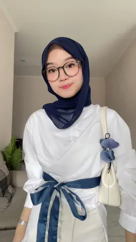 milan shirt and denim collar belt set from @Kamar Merona 