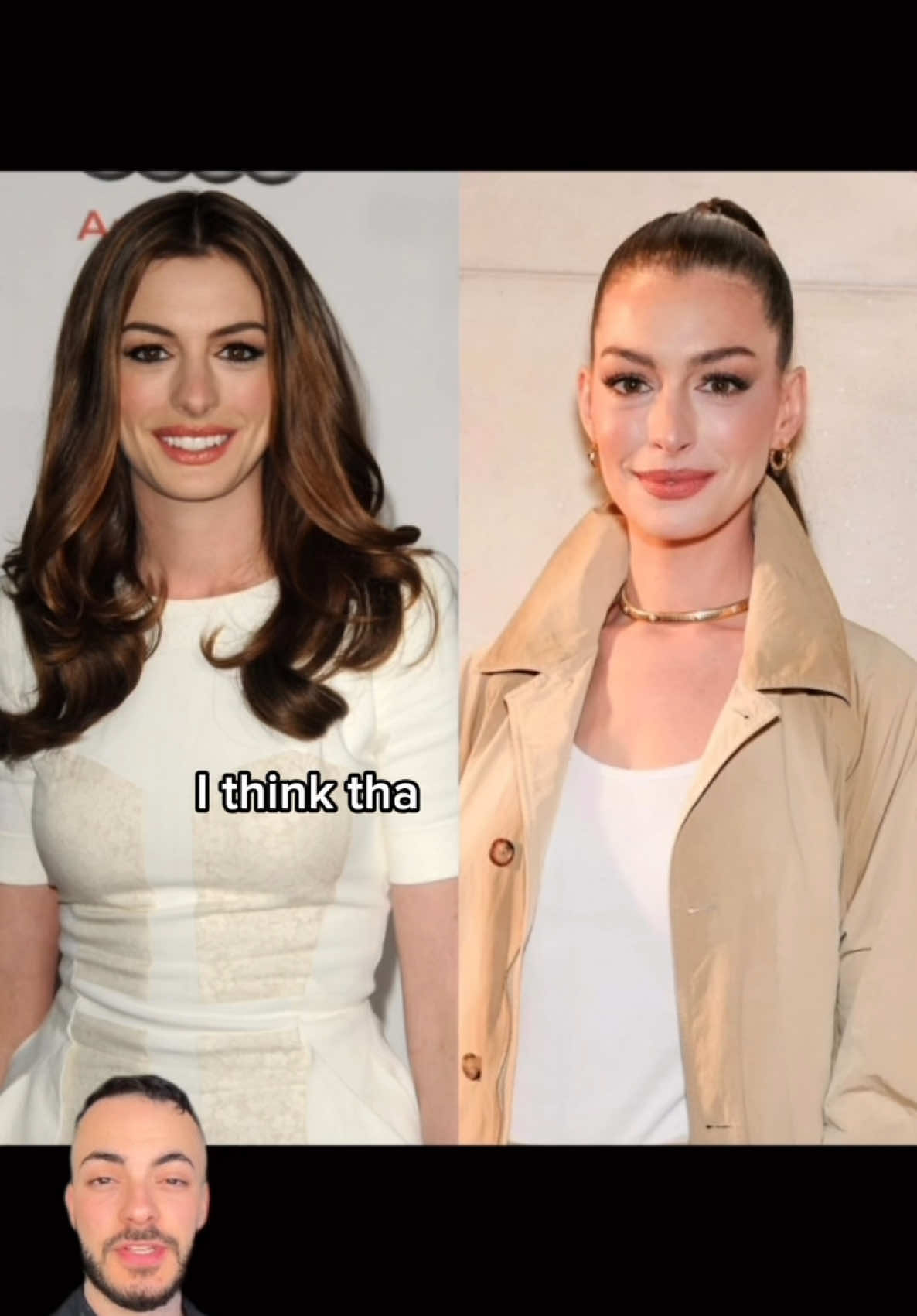 Anne Hathaway looking incredible at 42 years old 😍🔥 #annehathaway #beforeandafter #gala #celeb #celebnews #celebritystyle #skincaretips 
