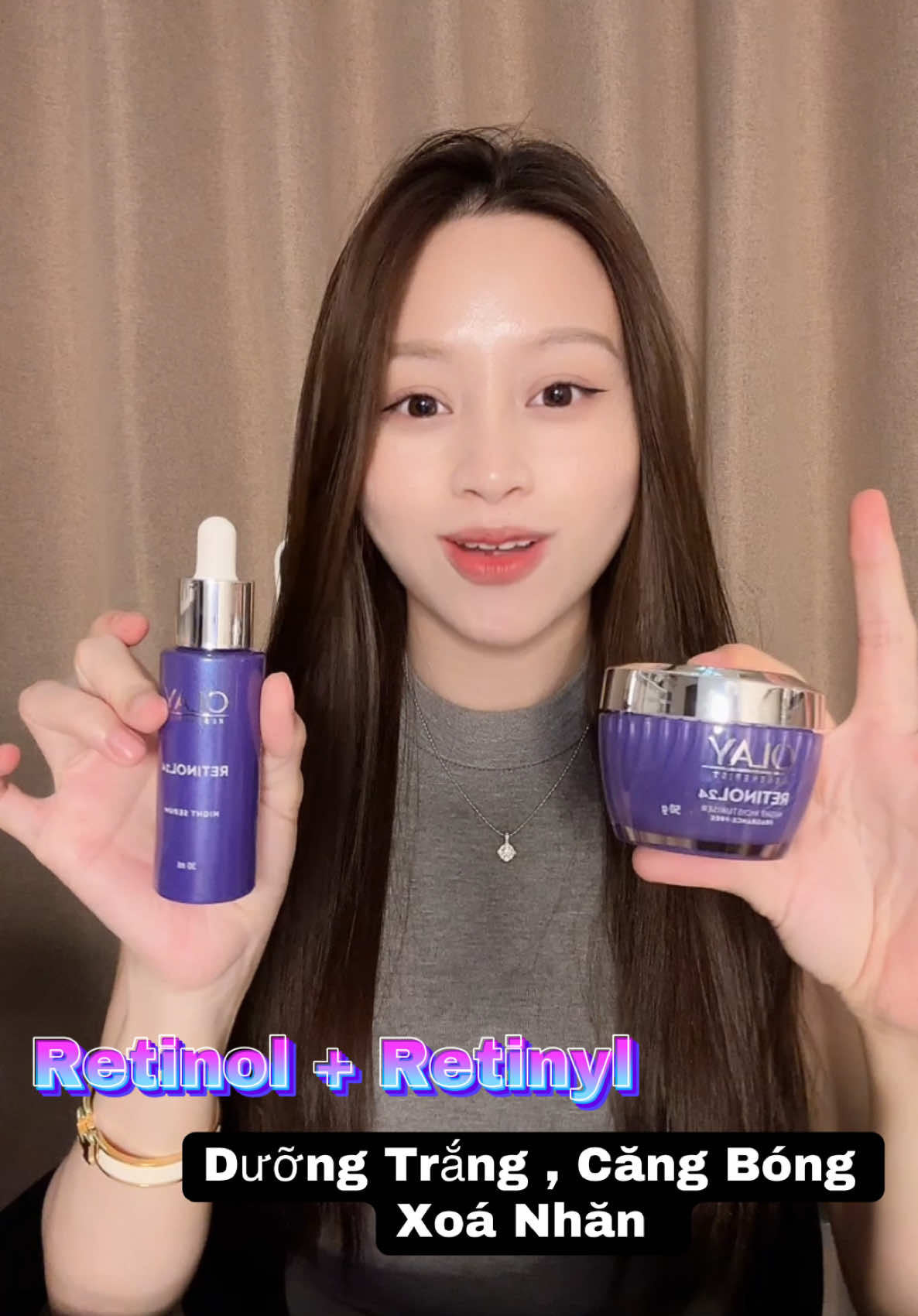Retinol olay Thái lan 24H  Dưỡng trắng, trẻ hóa  #xuhuong #retinol #retinyl #thailanretinol #myphamchinhhang #fyp #hottrend #myphamthailan #cangbongda #meso #trẻhóada #nám_tàn_nhang_mụn_thâm #retinol 
