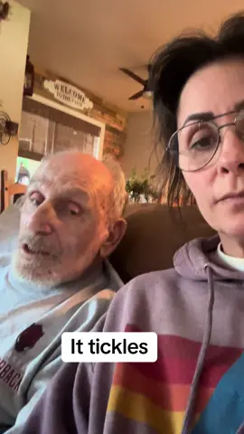 Hanging with Ed and the head tickler lol. SABMERCH.com Patreon #fyp #foryoupage #caregiving #caregiver #Love #brokenhip #dementia #dementiaawareness #family #fall #hipsurgery #memories @Dan Salinger @mrsdsalnorcal2 @mrsdsalnorcal4 @mrsdsalnorcal3 