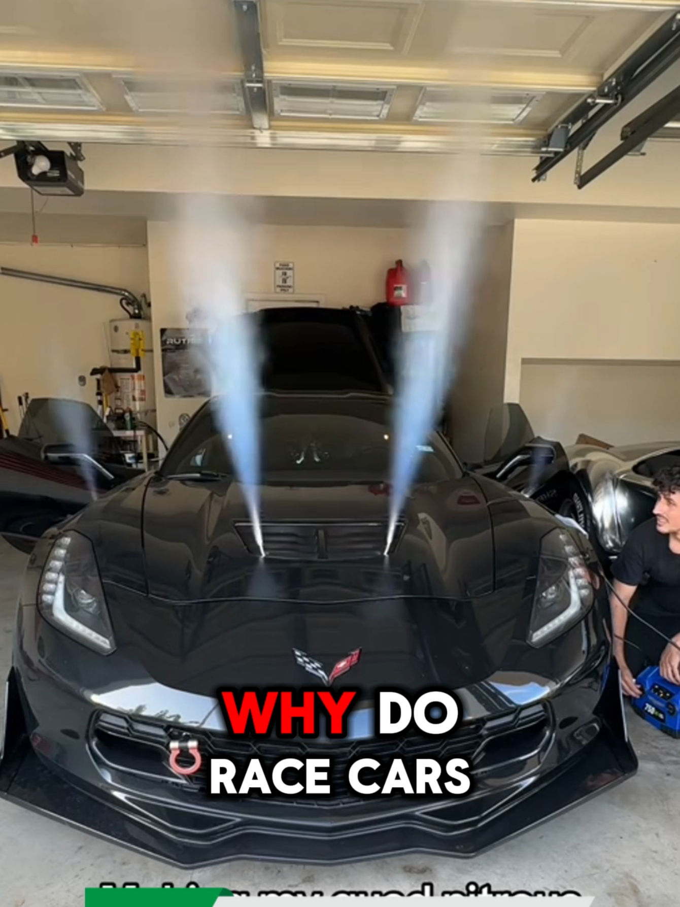 That cloud of white smoke before a race? 💨 It’s not just drama — it’s a nitrous purge. Race cars clear gas from the system to leave only liquid nitrous for max power. One press of a button = instant boost. 🚀 Now you know. 😉 #Shorts #RaceCars #Nitrous #CarFacts #DragRacing #WhiteSmoke #Purge #NOS #Boost #Motorsport #CarExplained #racingsecrets 