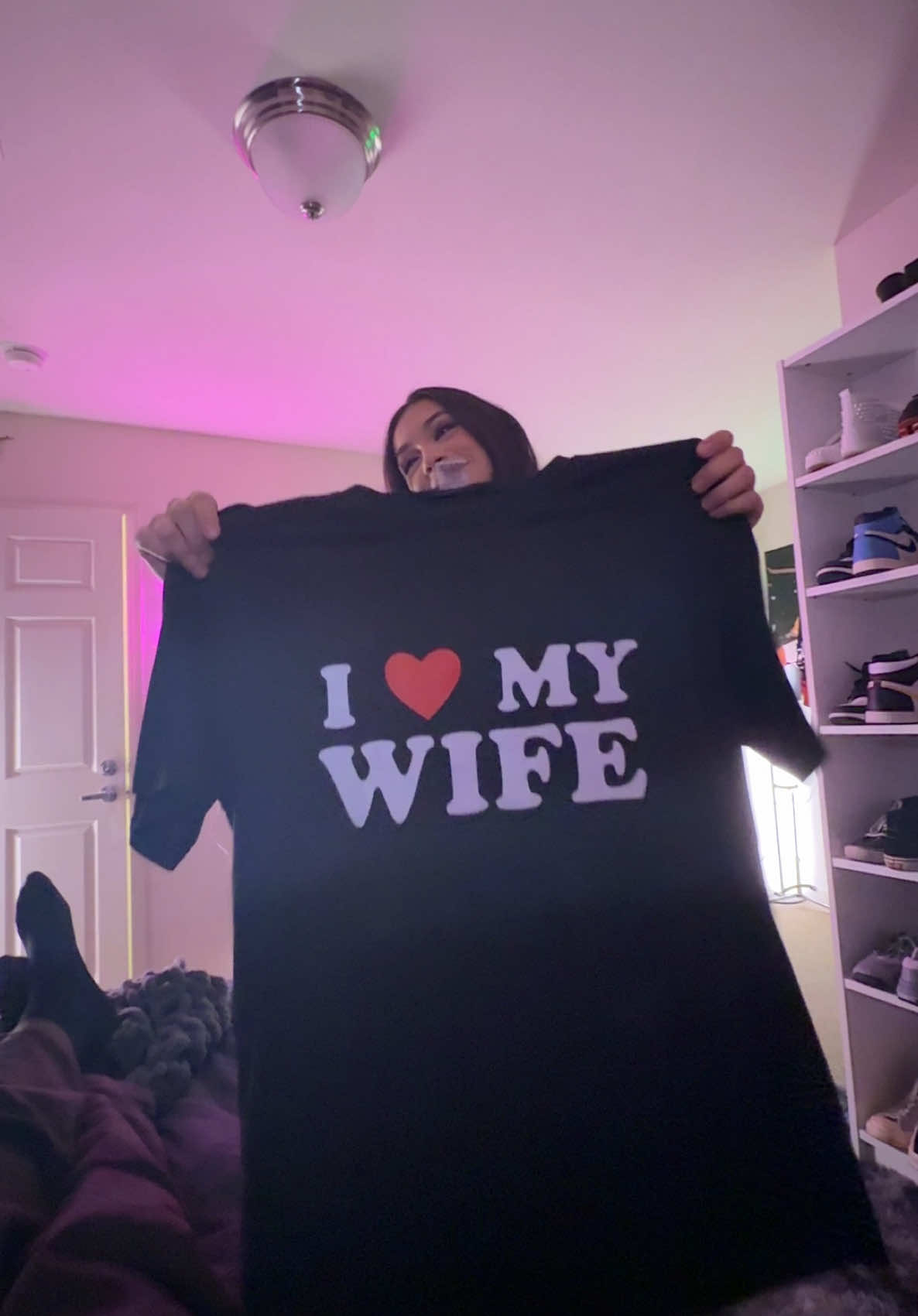 ✨she’s manifesting✨ #comedy #couples #bfgf #ilovemywifeshirt #kamilaandalex #alexfilms 