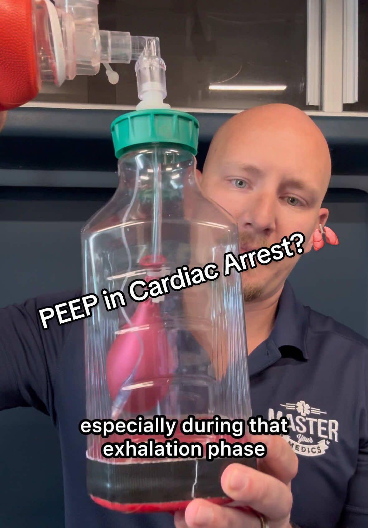 PEEP in cardiac arrest?  #paramedicstudent #paramedic #paramedicschool #paramediclife #paramedicscience #paramedictraining #paramedical #emt 