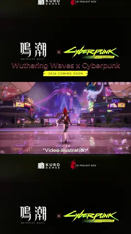 If wuthering waves x Cyberpunk collab it would look like this . 