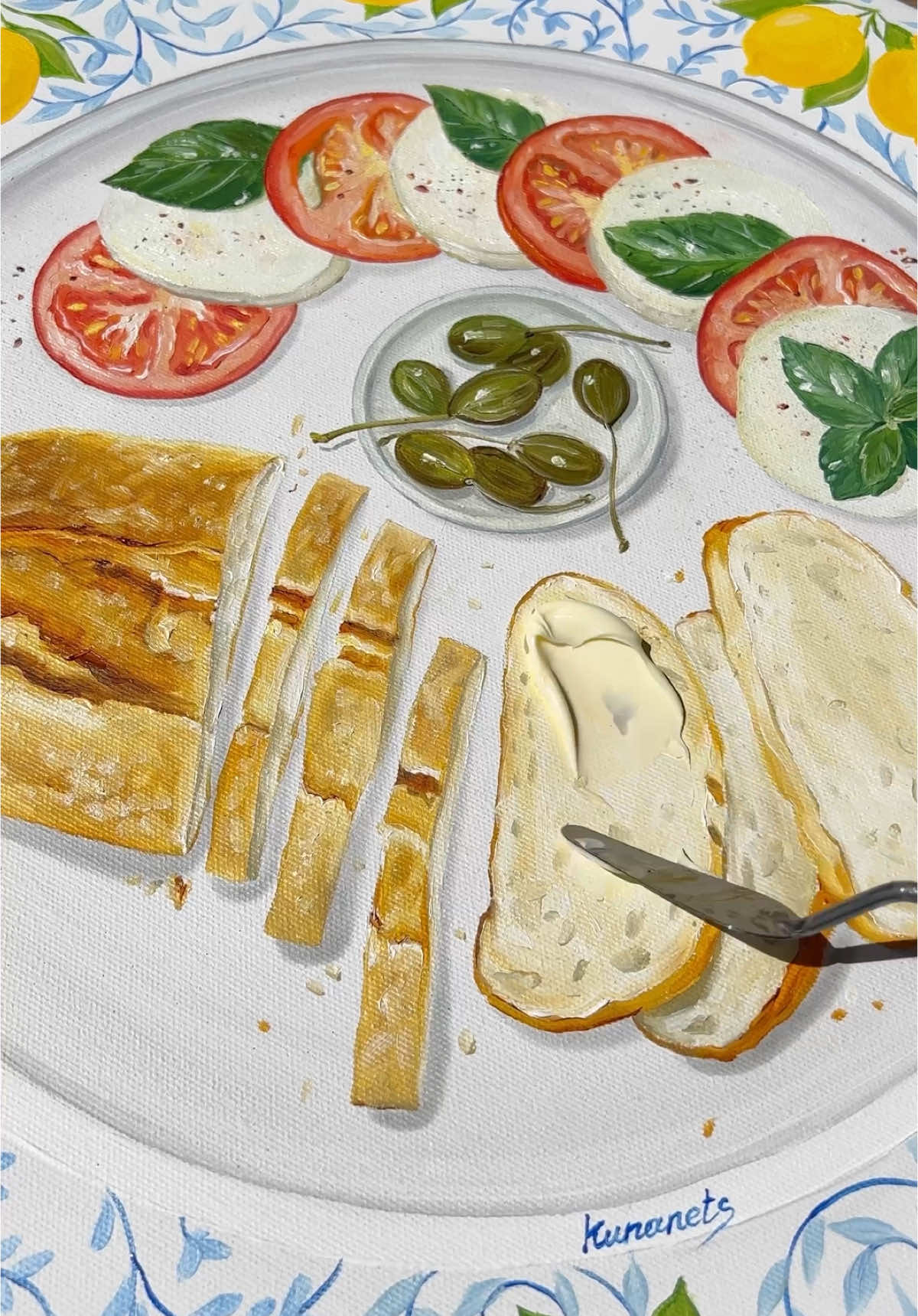 Painting inspiration 😇❤️ #artsy #painting #creative #delicious #foodart 