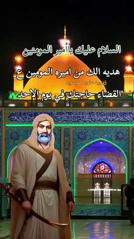 #يوم الاحد زيادة اميره المومين عليه ##السلام اطلبوا حوائجكم بنداء ياعلي 