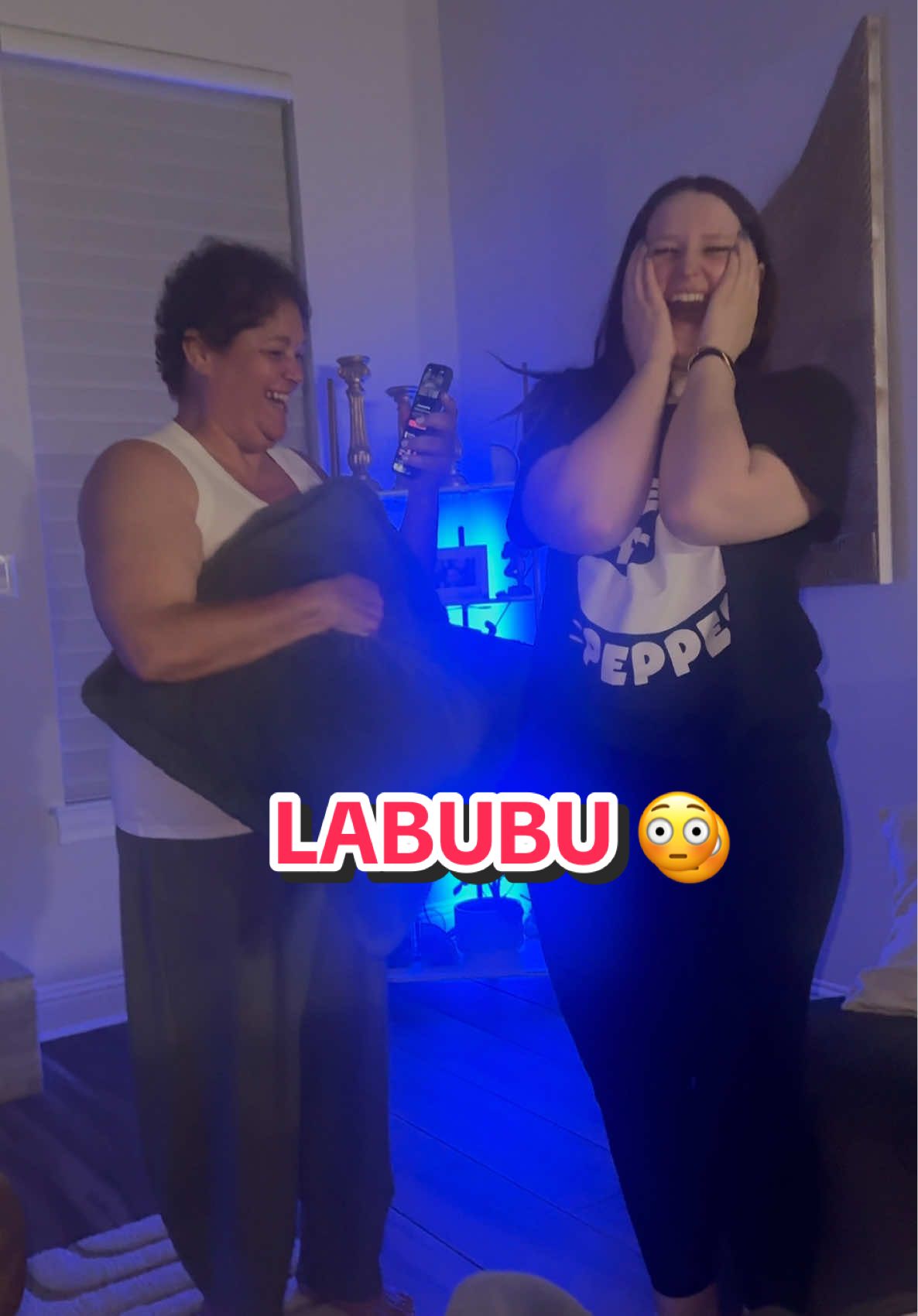 WHAT IS GOING ON WITH THESE LABUBU? 😳😅 #labubu #girlstrip #motherdaughter  @Little Cajun House @commanderhana*.✧ 