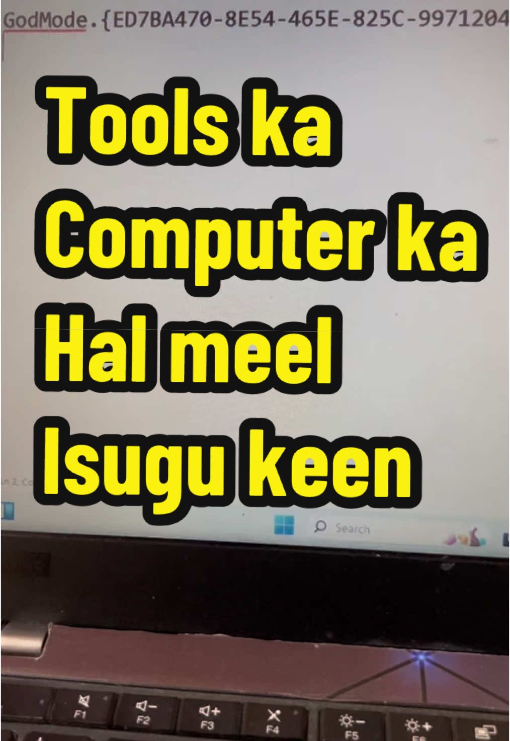 Casharkan wuxuu kaa caawinayaa inaad Toolska Computerka hal meel isugu keento. #LastecAcademy #Tools#Computer