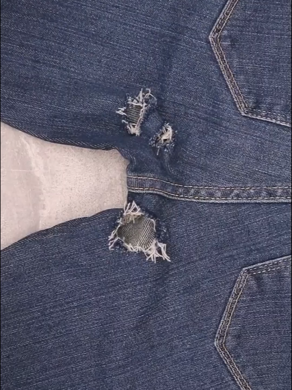 I Paid $140 to Fix This Part of My Jeans... and It Was So Worth It 👖❤️ #stitching #repair #jeans #fyp #sewingtutorial 