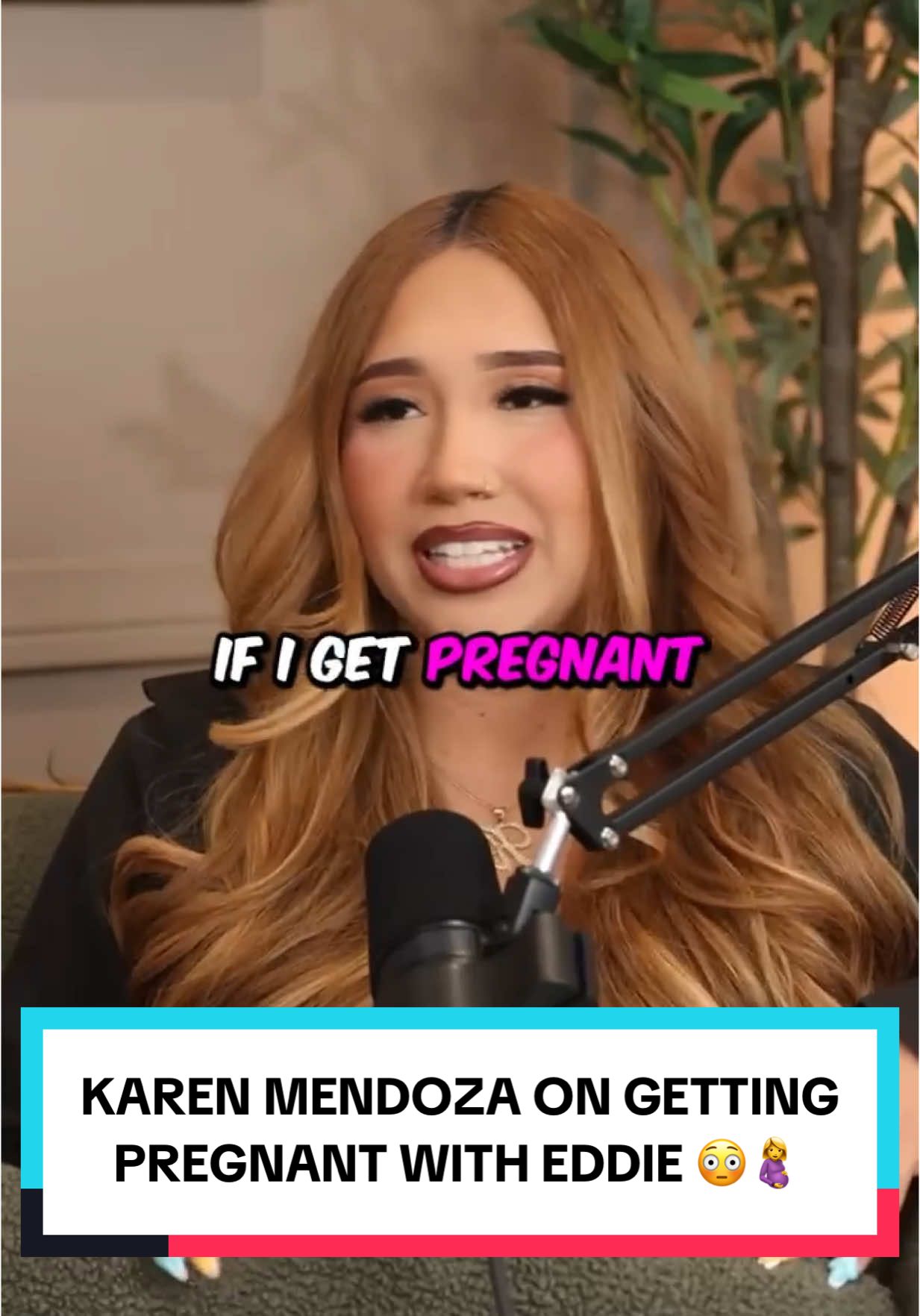 Why Karen Doesn’t Want To Have Kids With Eddie Right Now.. 😳 #karenmendoza #kaed #elsyguevara #motherhood #clips #podcast #fyp 