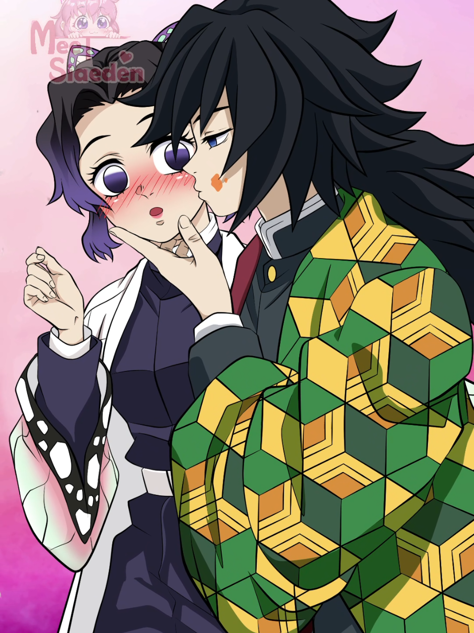 You Should Be MORE SPECIFIC😳 Shinobu x Giyu 🦋🌊 YT- Meet Siaeden Studio💕 #DemonSlayer #KimetsuNoYaiba