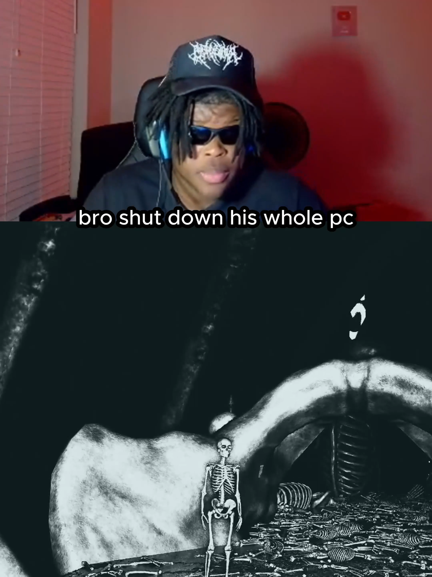 bros always shutting off his pc 😂 (Twitch/YT: HeyyVance) #videophobia #huntsman #scarygames #jumpscare #fypage #viral