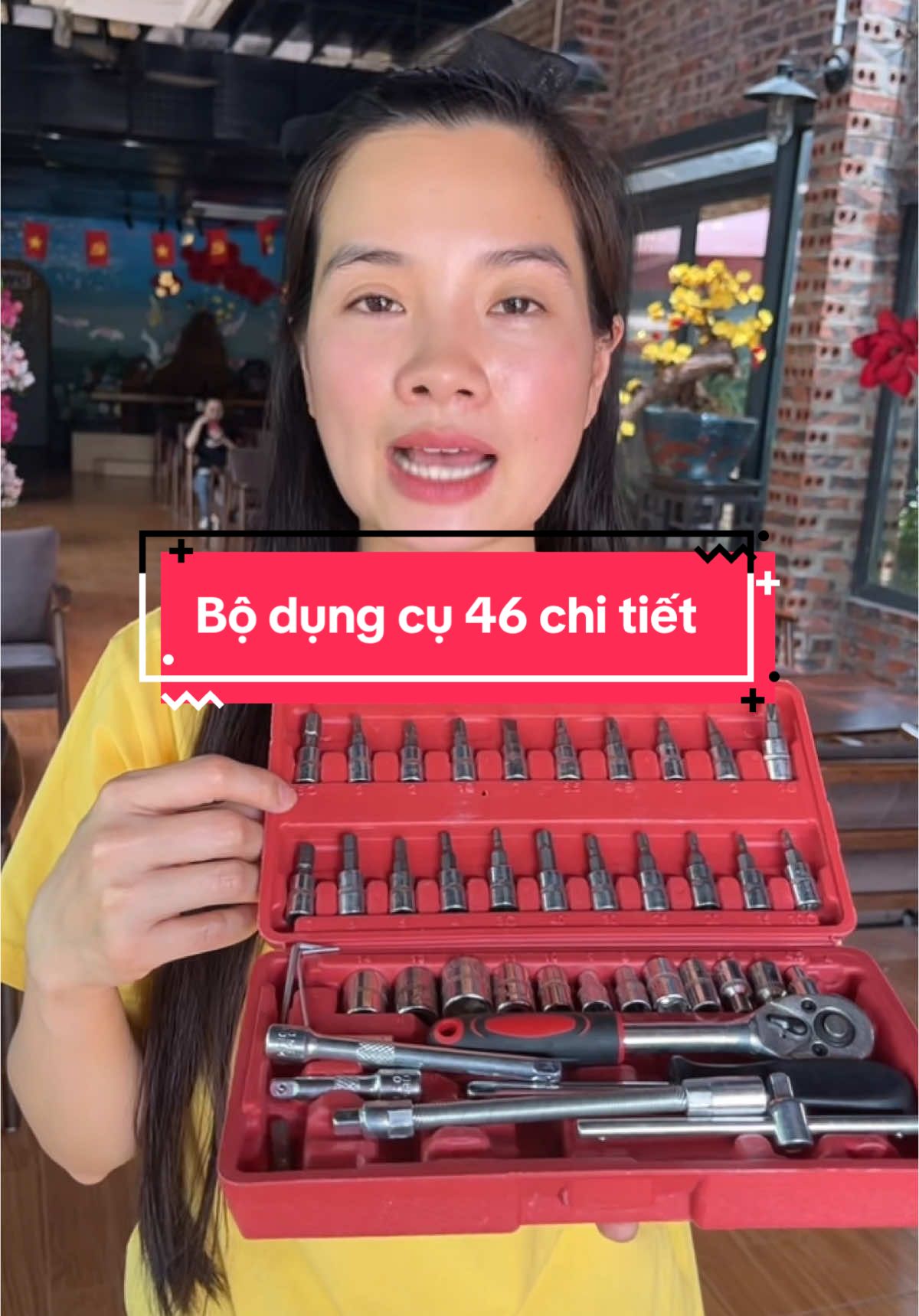 Bộ dụng cụ 46 chi tiết #thanhmai92 #cokhi #dungcu #vit #cole 