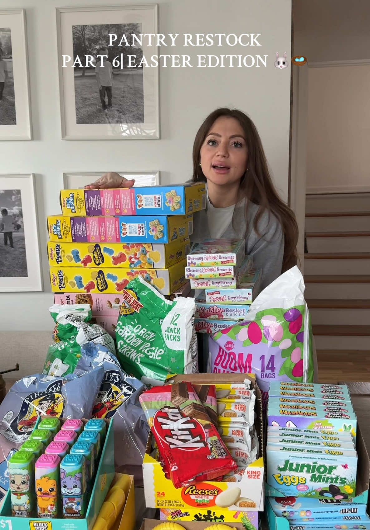 Give me all the pastels pls, it finally feels like spring 🐰🐣🌷🌼 #pantryrestock #restockaasmr #asmr #easter #eastersunday #junkfood #organizedhome #organization #fyp #viral #MomsofTikTok #restock #satisfying #satisfyingvideo @Prime @KITKAT @KelloggscerealUS @Pepsi @Sprite @Sunkist @Reeses 