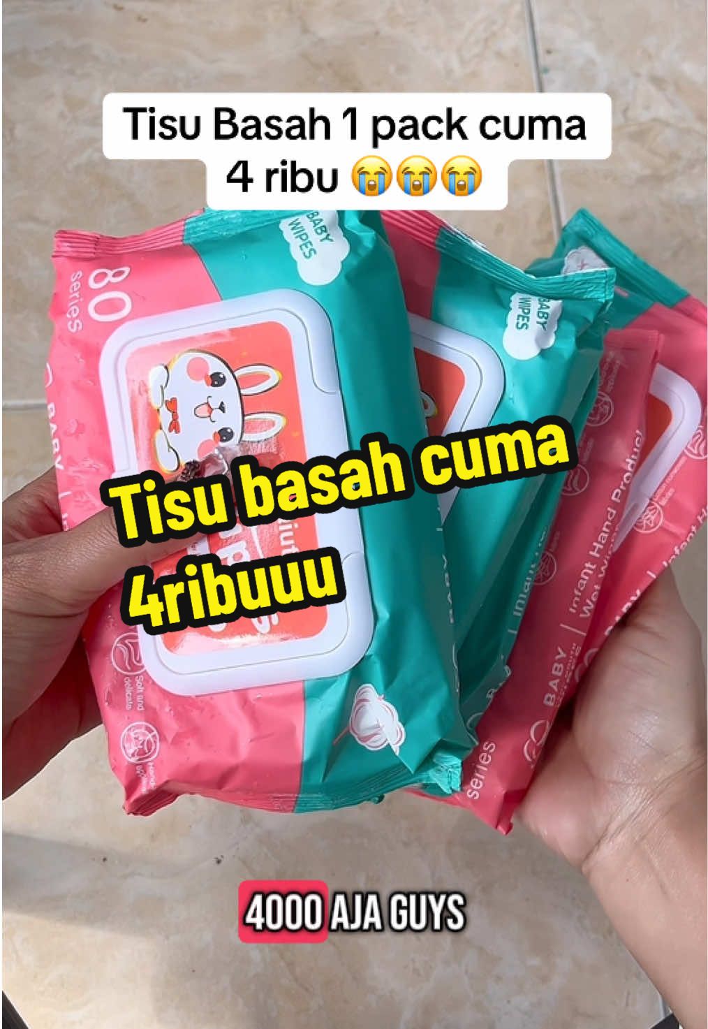 4 ribu tok ya ampun 😭😭😭😭 #tisubasah #tisu #tisubasah 