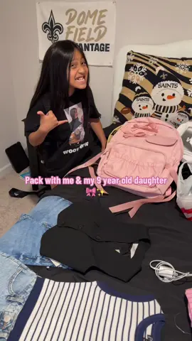 Pack with me & my 9 year old daughter 🎀✨ #packwithme #daughter #fypシ゚viral #viral #viralvideo   