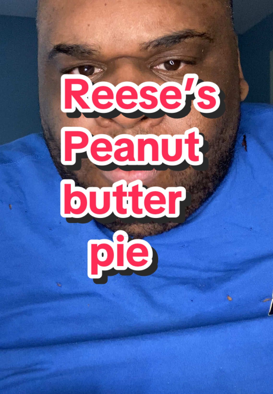 Reese’s Peanut butter Pie. #reeses #peanutbutterpie #foodreview #mukbang #mukbangs #asmr #fyp 