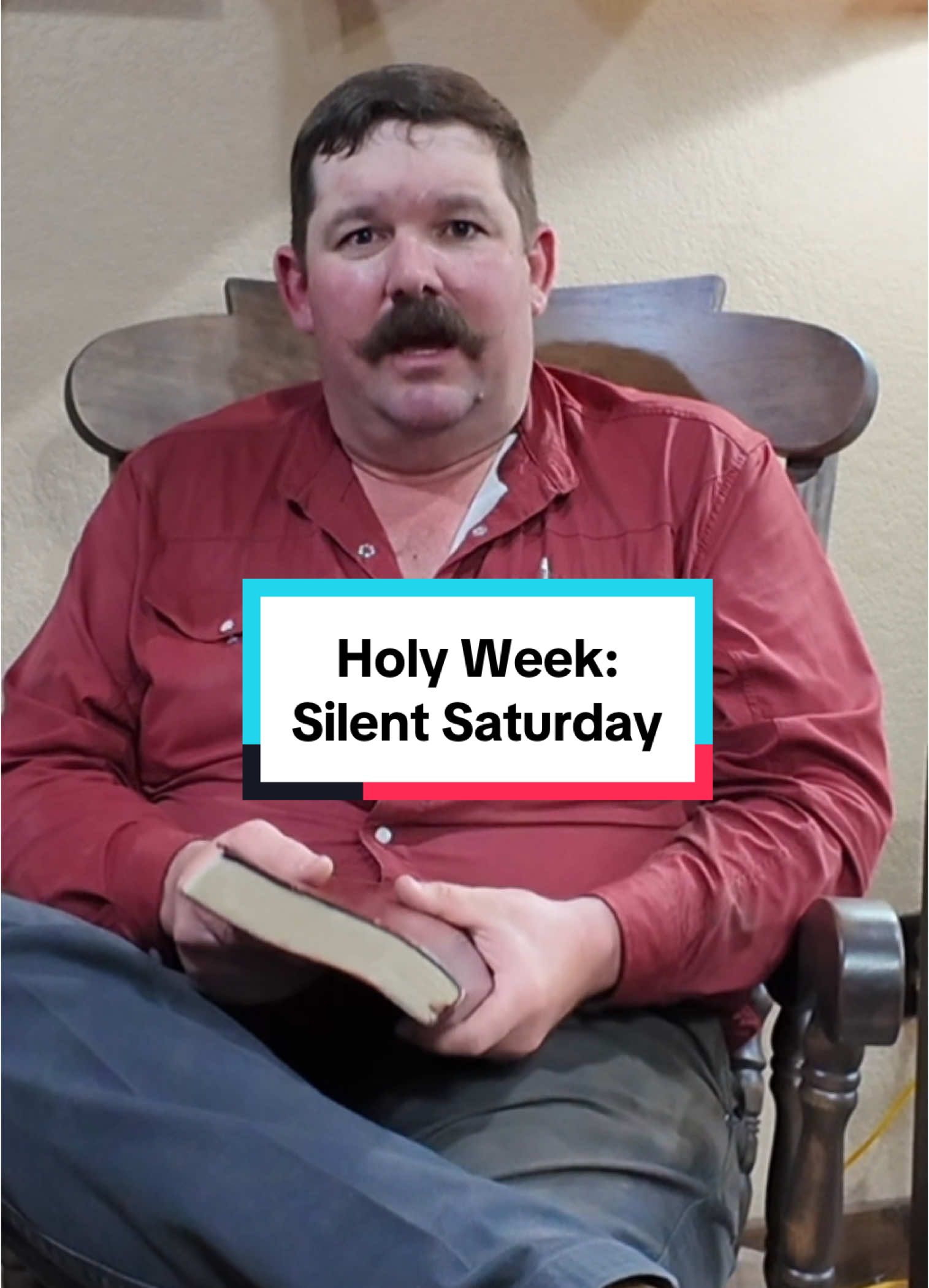 Silent Saturday: Let’s celebrate #HolyWeek together #SilentSaturday #CapsuleSermon #SundayTok #ChristianTok #JesusLovesYou #KeepRanchin #Christianity #RanchTok #AgTok   