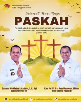 Selamat Pesta Paskah #melkilakalena #johniasadoma #ayobangunntt #ntt #nttpride🏝 #nttpride🏝🔥fypシviral #nttpride🏝🔥kupangntt💯 #nttpride🏝🔥 #kupangviral 
