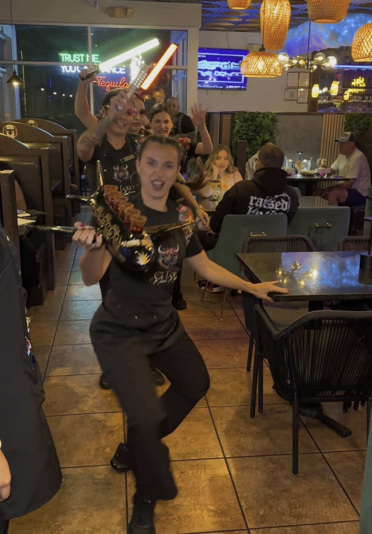 Getting low with @SeleneGala 🍄 ✈️🥳  Come dance with us 💃🕺:📍3015 SW Pine Island Rd #117, Cape Coral, FL 33991 USA  • #viral #fyp #trend #trending #dance #airplane #getlow #liljon #vibe #restaurant  #foryoupage #capecoral 