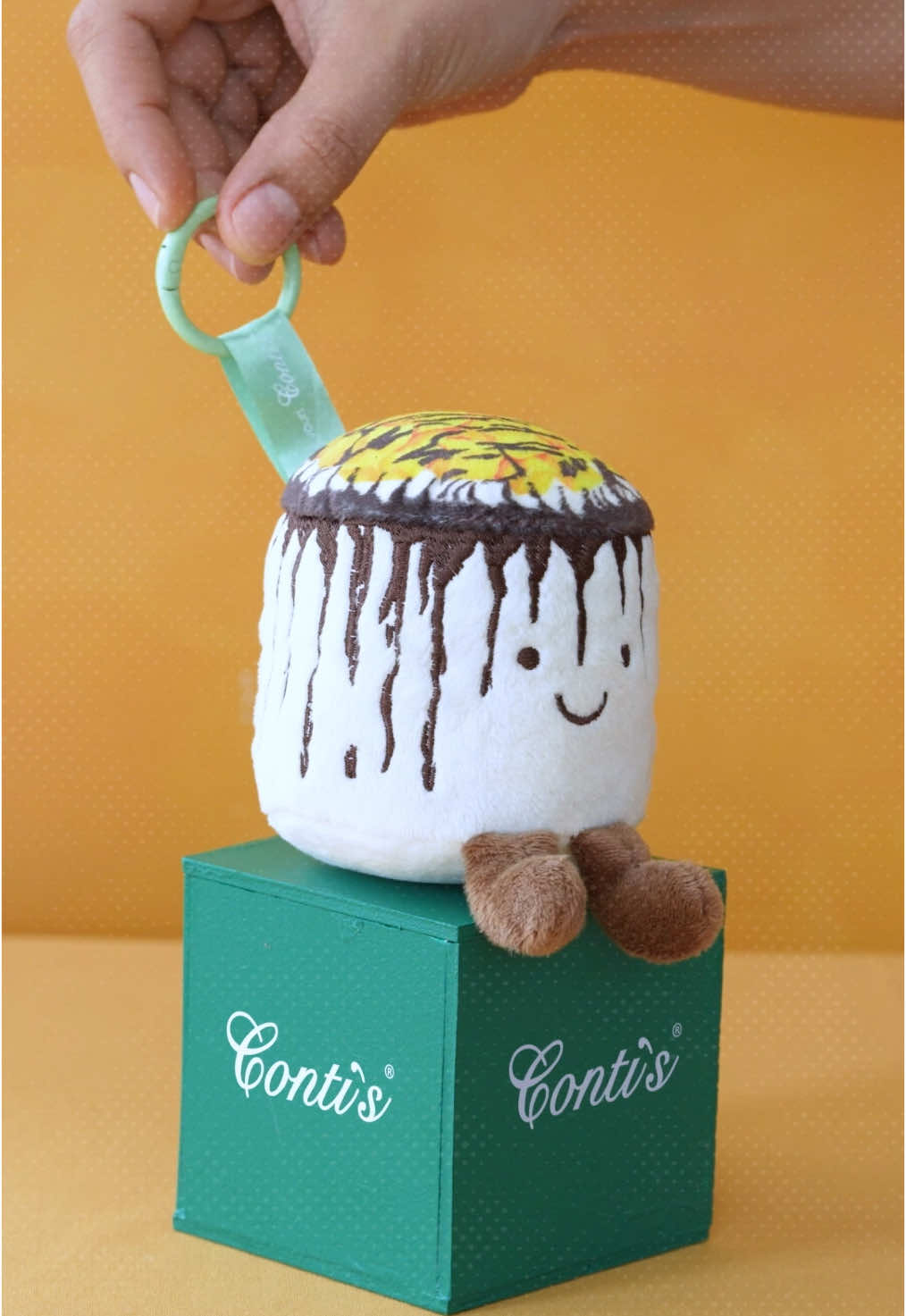 Sweet, cuddly, and oh-so-charming ✨ Meet Bravie, your newest little companion, inspired by the iconic Mango Bravo! 🥭🎂 Bring home Bravie for just P350 with every purchase of a mini or regular-sized Mango Bravo. You can also buy Bravie on its own for P550 (no purchase limits)! Promo runs from April 15 until supplies last, and is available for in-store, hotline, and contis.ph orders at all Conti’s stores. Bring home the charm. Grab your Bravie today and make dessert moments even sweeter! 💛 #BravieByContis #MangoBravo #ContisPH #delightfullyyours 