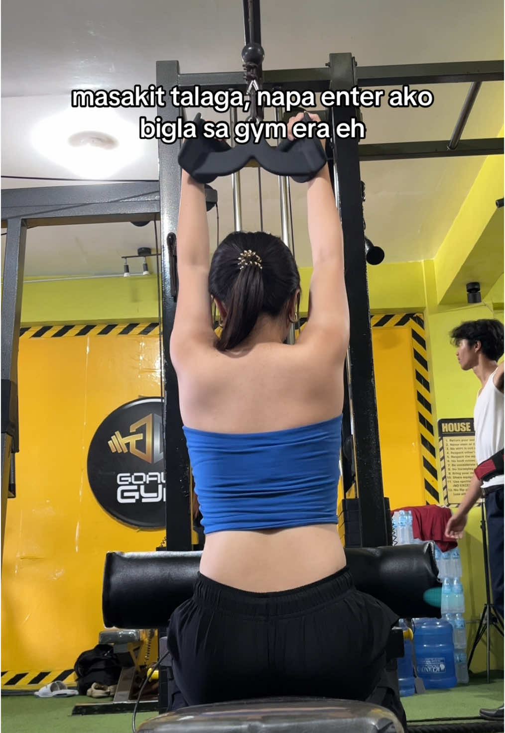 naging gym girl bigla sa sakit e😮‍💨#fy #fyp #fypage #fyppppppppppppppppppppppp #gym #gymmotivation #gymrat #gymhumor #backworkout 