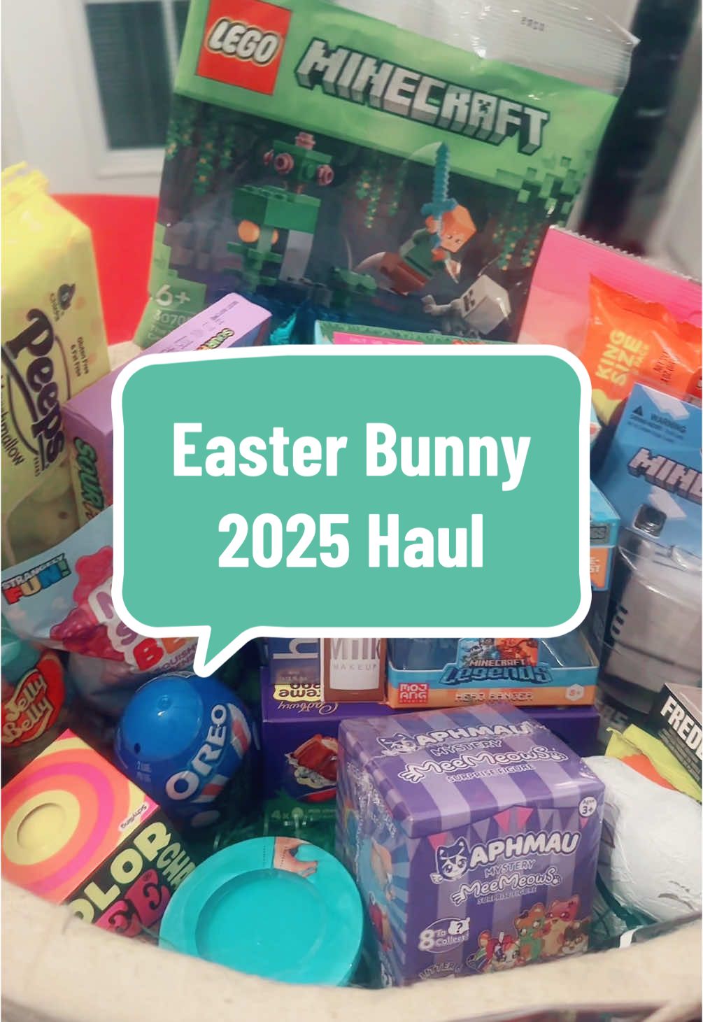 Easter Bunny Out ✌️ #easter #easterbunny #easterhaul #easterbasket #momlife #momhumor #momtok 