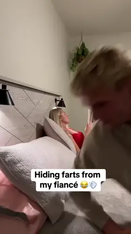 Hiding farts from my fiancé in bed 🤣💨