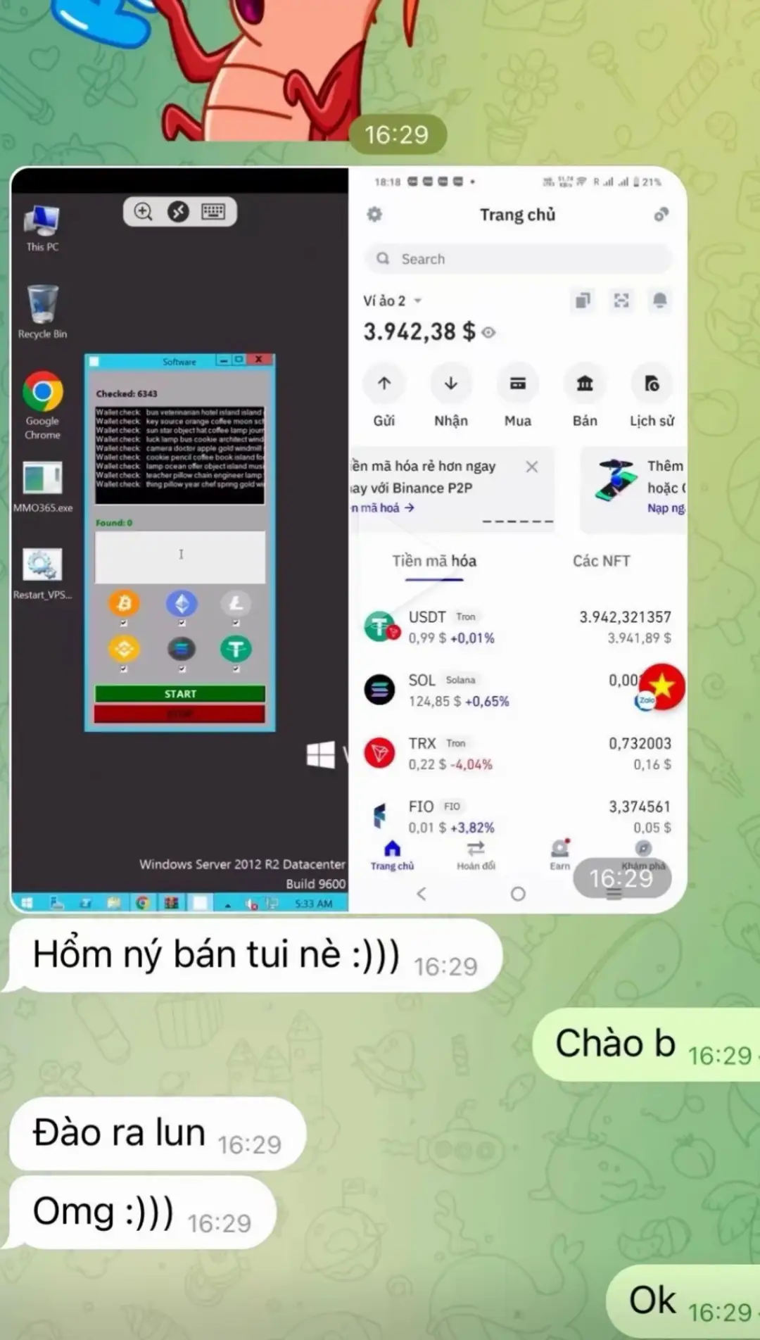 Mùa kiếm lúa đến rồi ae😁 #scanwalletcrypto #toolcheckvi #mmo #cryptonews #trending #abcxyz #xuhuong
