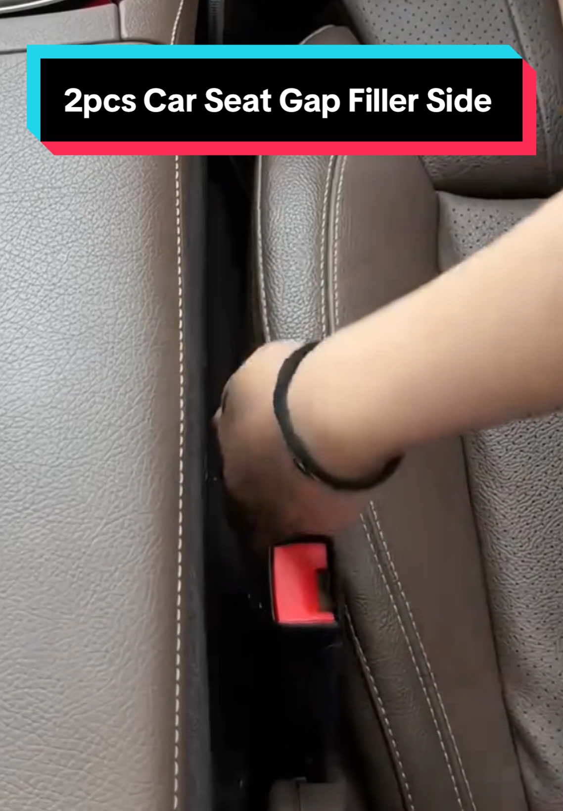 2pcs Car Seat Gap Filler Side #fyp #foryou #carseatfiller 