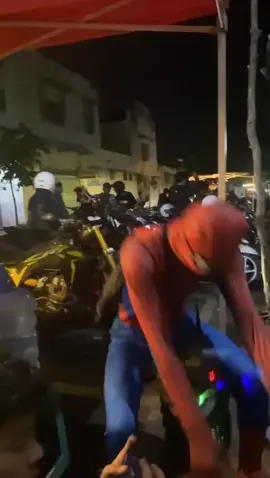 spiderman lagi asikk😂 #spiderman #probolinggo #funkotpontianak 