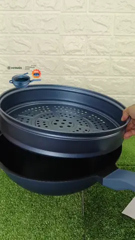 kuali ecowin sekali steamer boleh jadi pressure cooker harga promo . Nak beli tekan beg kuning #ecowin #ecowincookware #ecowincoconutseries #periukecowin #cookware #cookwareset 