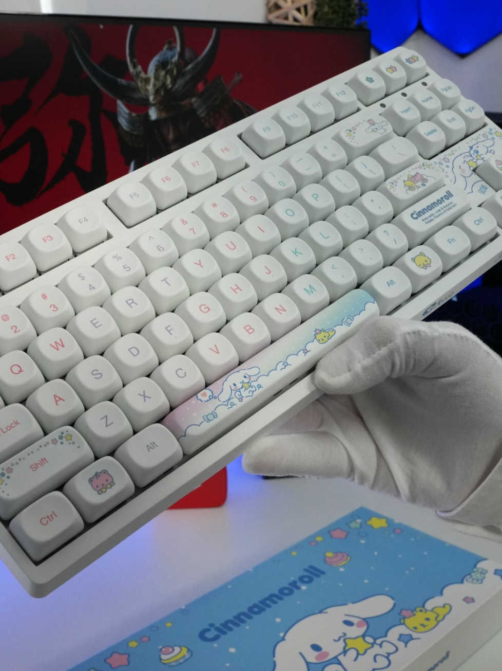 If you're looking for a cute but super precise mechanical gaming keyboard or for a clean gaming & PS5 setup  then you should try the AKKO Cinnamoroll Star 3087v3. #unboxingplus #gamingkeyboard #mechanicalkeyboard #cutekeyboard #creatorsearchinsights @Akko 